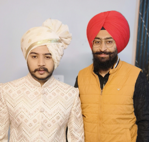 Jodhpuri Style Safa For Groom